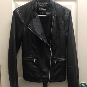Express Faux Leather Moto Jacket